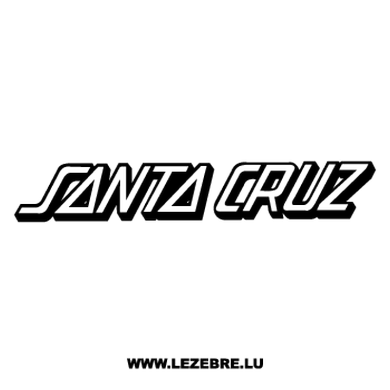 Santa Cruz Logo - Santa Cruz Logo Decal 2