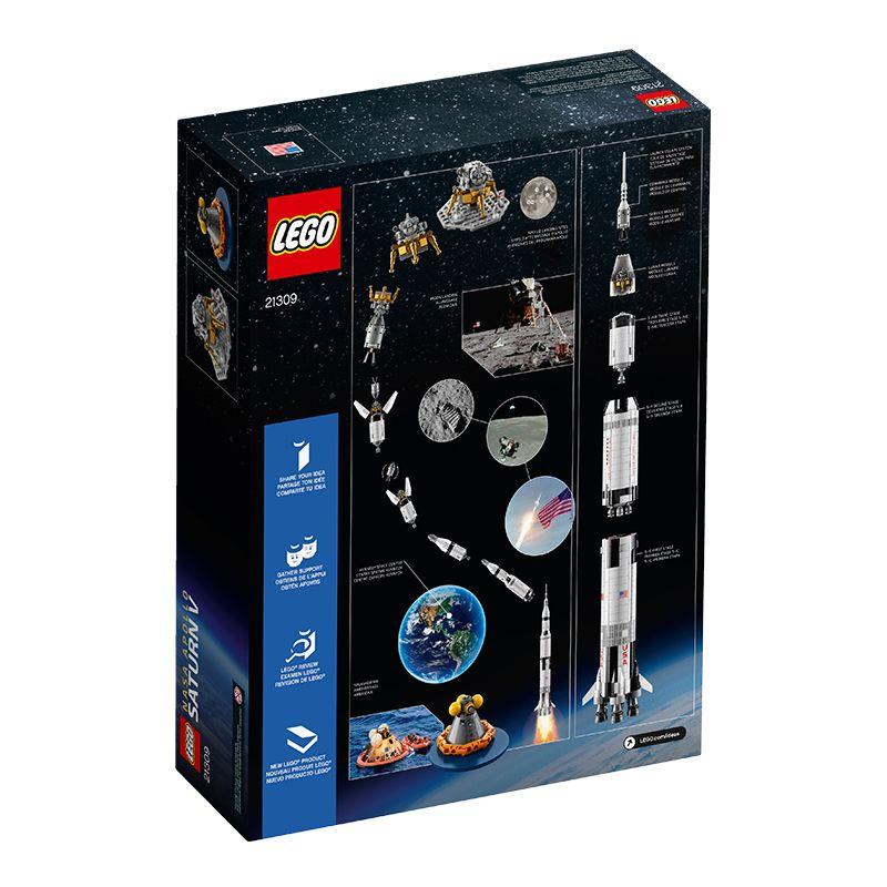 Saturn V NASA Logo - LEGO IDEAS - Blog - LEGO® 21309 Apollo Saturn V - Launching Today!