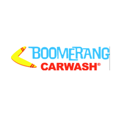 Car with Two Boomerangs Logo - Zips Car Wash Photo Wash Raleigh Lagrange