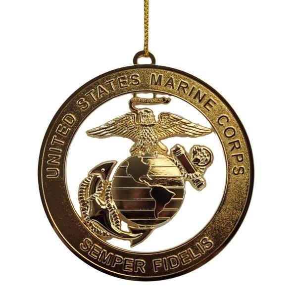 Christmas Eagle Logo - Christmas Tree Ornament: Marine Corps Emblem – Vanguard