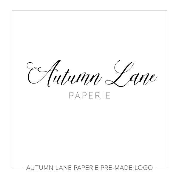 Cursive Logo - Cursive Logo. Autumn Lane Paperie