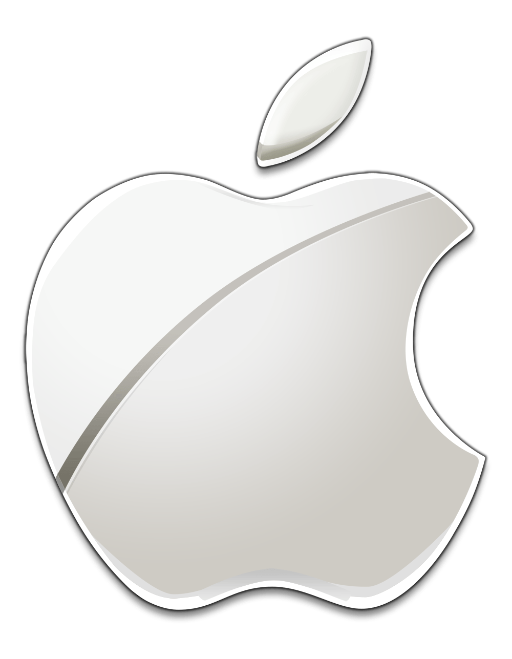 New Apple Logo - White Apple logo. Apple. Apple logo, Logos and Apple