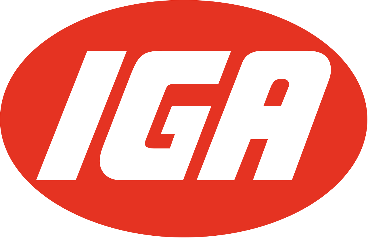 Red Supermarket Logo - IGA logo.svg