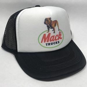 Old Mack Logo - Mack Trucks Trucker Hat Old Bulldog Logo! Vintage Style Snapback Cap