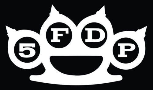 5FDP Logo - Five Finger Death Punch Band Logo Vinyl Decal Sticker - Texas Die Cuts