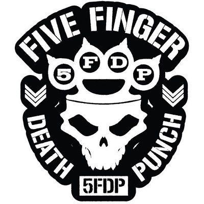 Ffdp Logo - FIVE FINGER DEATH punch 5FDP logo vinyl. - £2.99 | PicClick UK