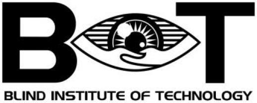 Blind Logo - IT Tech School for Blind and Visually Impaired. Paths to Technology