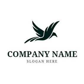 Raven Bird Logo - Free Bird Logo Designs | DesignEvo Logo Maker