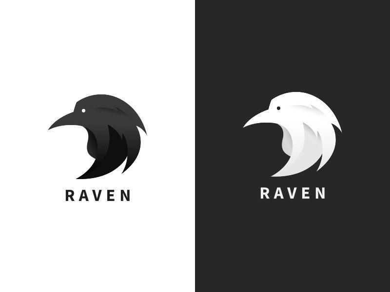 Raven Logo - Raven Logos V2 by Paul Circle for ViaForge on Dribbble
