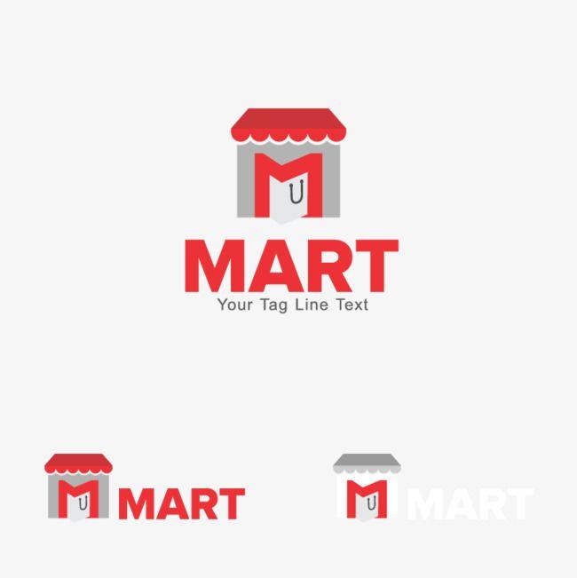 Red Supermarket Logo - Vector House Logo, Store, Supermarket, Red PNG and Vector for Free