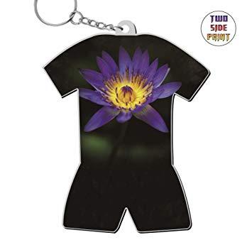 FOB Flower Logo - Funny Keychain Beautiful Flowers Keyring World Cup Polo