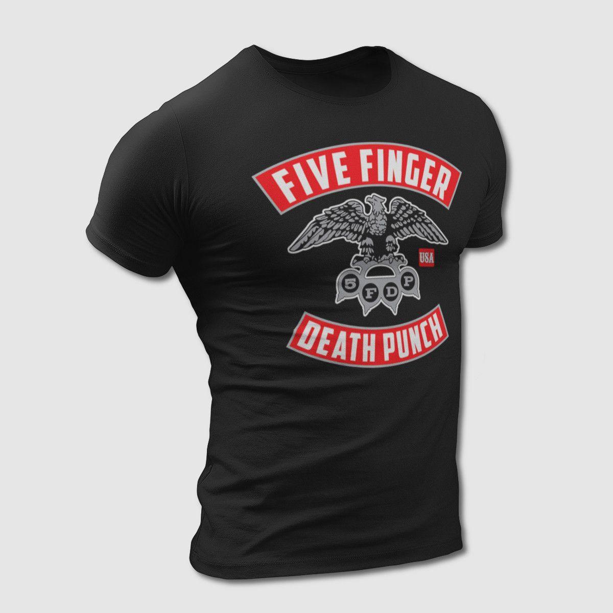 5FDP Logo - Five Finger Death Punch T-Shirt, 5FDP Logo Tee-Shirt, Metal Merch ...
