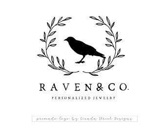 Raven Bird Logo - Raven logo | Etsy