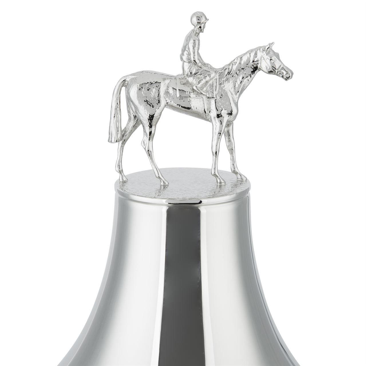 Horse Laurel Logo - The Colossal Cup with Hand Chased Laurel Wreath with Horses and ...