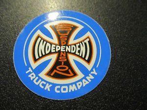 Skate Force Logo - INDEPENDENT TRUCKS Blue Susp Cr Skateboard Logo Skate Sticker 1.75