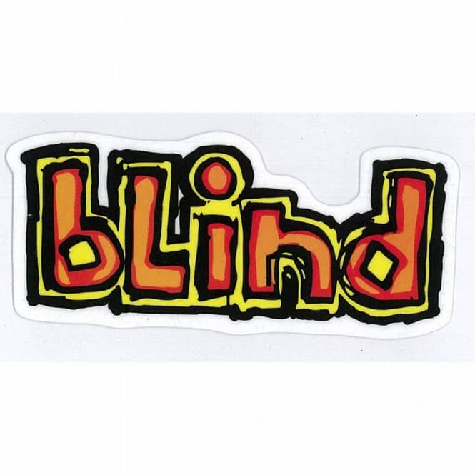 Blind Logo - Blind Skateboards Blind Original Logo Sticker - ACCESSORIES from ...
