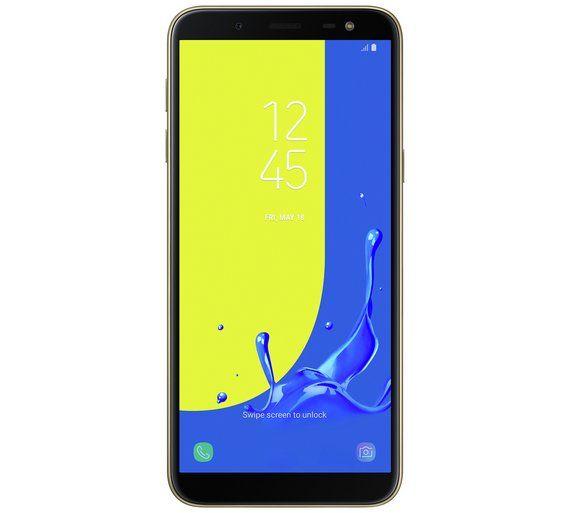 Gold Phone Logo - Buy SIM Free Samsung Galaxy J6 2018 32GB Mobile Phone - Gold ...