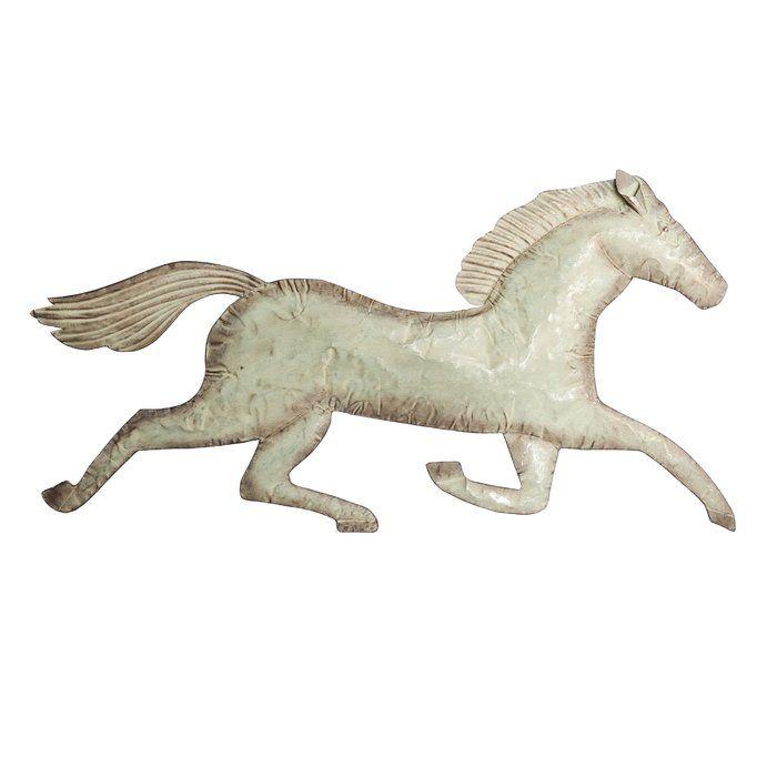 Horse Laurel Logo - Laurel Foundry Modern Farmhouse Running Horse Decorative Silver