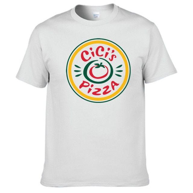 Cici's Pizza Logo - US $16.99 |Brand Clothing Summer CiCi's Pizza Logo Print 3D T Shirt Men T  shirts 100% Cotton T shirt Man Shirts Blouse Camiseta-in T-Shirts from  Men's ...