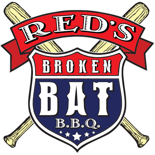Bat Food and Drink Logo - Food & Drink – Red's Broken Bat B.B.Q.