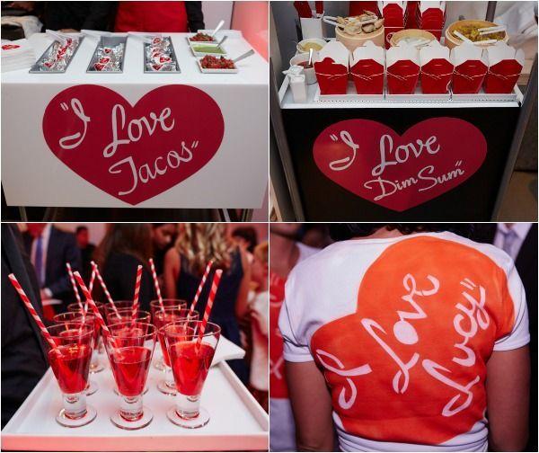 Bat Food and Drink Logo - Theme-Inspired Bat Mitzah Catering, Food & Drink - Red I Love Lucy ...