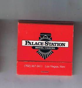 Palace Station Logo - Palace Station Hotel Casino Unused Matchbook Red Match Tips Las