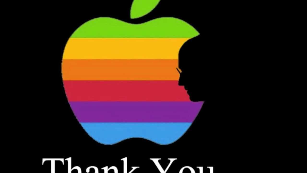 Steve Jobs Logo - New Apple Logo Steve Jobs silhouette - YouTube