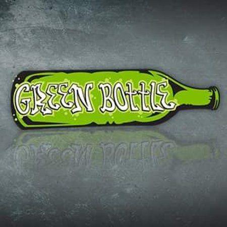 Bat Food and Drink Logo - logo of Green Bottle Food & Drink Bar, Huddersfield