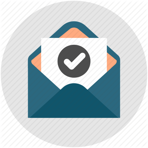 Email Notification Logo - Business, check, email, notification, read icon