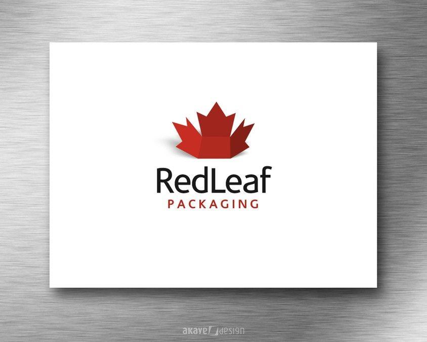 Red Leaf Logo - Logo upgrade for growing Canadian packaging company | Logo design ...