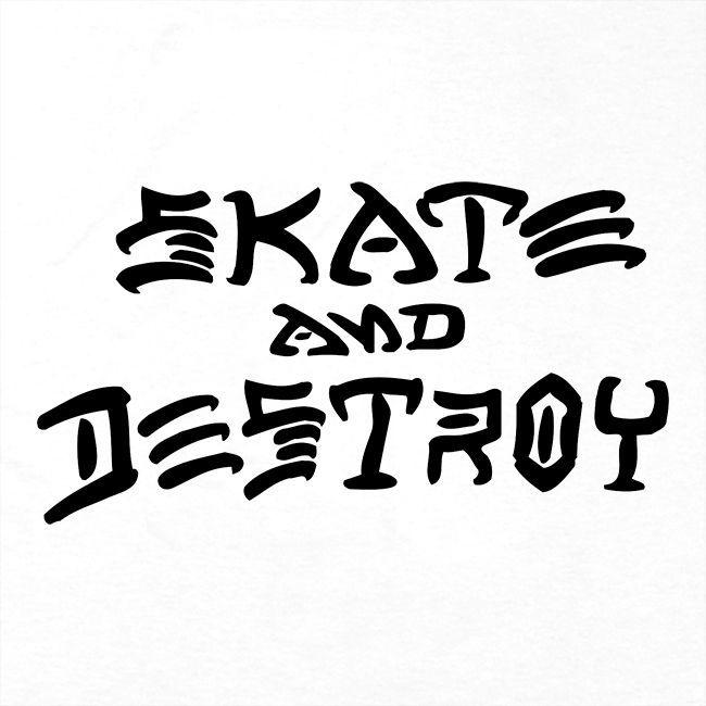 Skate and Destroy Logo - Thrasher Magazine Shop Skate And Destroy T Shirt