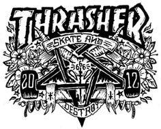 Thrasher Skate and Destroy Logo - 223 Best Skate and Destroy images in 2019 | Skate, destroy, Old ...