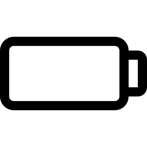 Empty Battery Logo - Empty battery outline Icons | Free Download