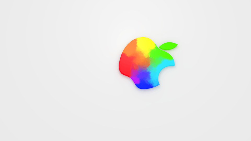New Apple Logo - VFX / New Apple Logo Watercolor Blend