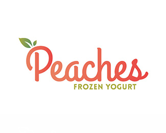 Peaches Logo - Logopond, Brand & Identity Inspiration (Peaches Frozen Yogurt)