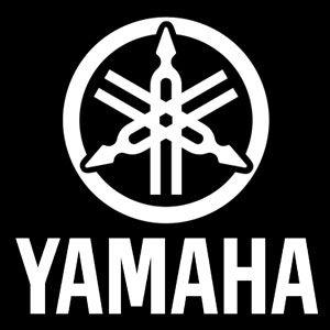 Vintage Yamaha Logo - YAMAHA (Forks + Text) Decal - Vintage Motorcycle Numbers