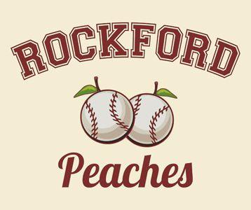 Peaches Logo - Rockford peaches Logos