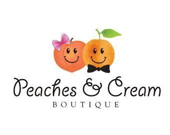 Peaches Logo - Peaches logo | Etsy