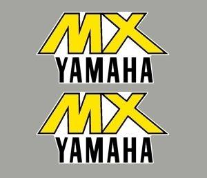 Vintage Yamaha Logo - mx175 Fuel Tank Decals. YZdecals.com Vintage Yamaha Dirt