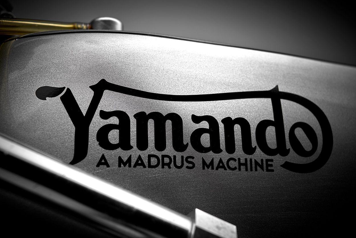 Vintage Yamaha Logo - The Yamando: A vintage Yamaha racer with a Norton frame | Bike EXIF