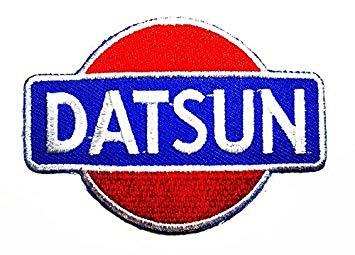 Red W Sports Logo - DATSUN Nissan Vintage Motorsport Car Racing Sport logo Patch ...