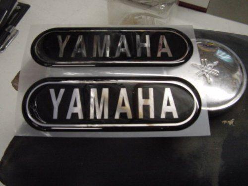 Vintage Yamaha Logo - Amazon.com : Vintage Motorcycle Yamaha CT1 & others tank badges NICE