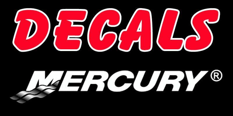 Mercury Boat Logo - Mercury Outboard Decals