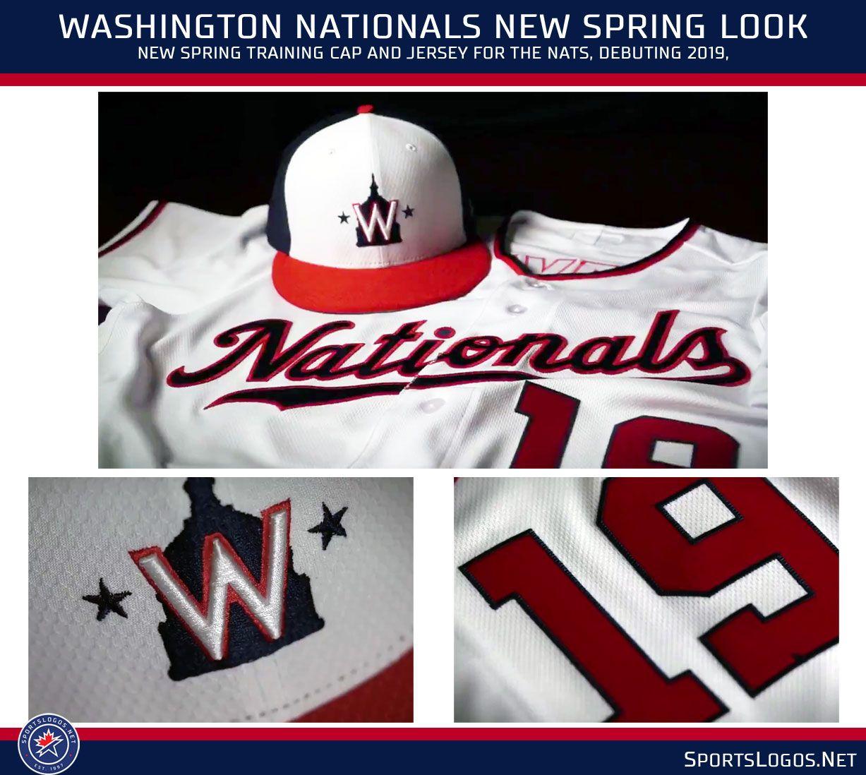 Red W Sports Logo - Washington Nationals Release New 2019 Spring Uniform | Chris ...