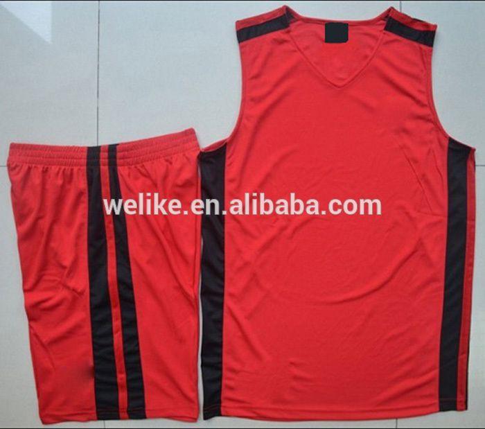 Red White and Black Basketball Logo - New Design Basketball Uniform Casual Basketball Jersey Wear Red