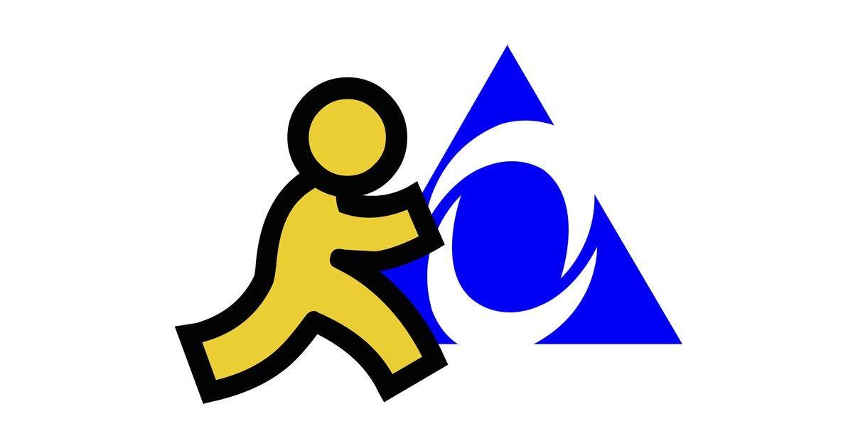 AOL AIM Logo - Buddies and Friends