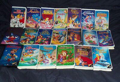 Disney Black Diamond Logo - WALT DISNEY SET / Lot of 20 Black Diamond Classics VHS - Pinocchio ...