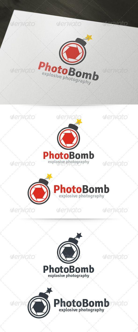Companies with a Bomb Logo - The Photo Bomb Logo Template An explosive logo design