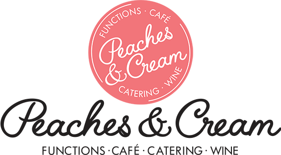 Peaches Logo - Peaches and Cream. Functions. Cafe'