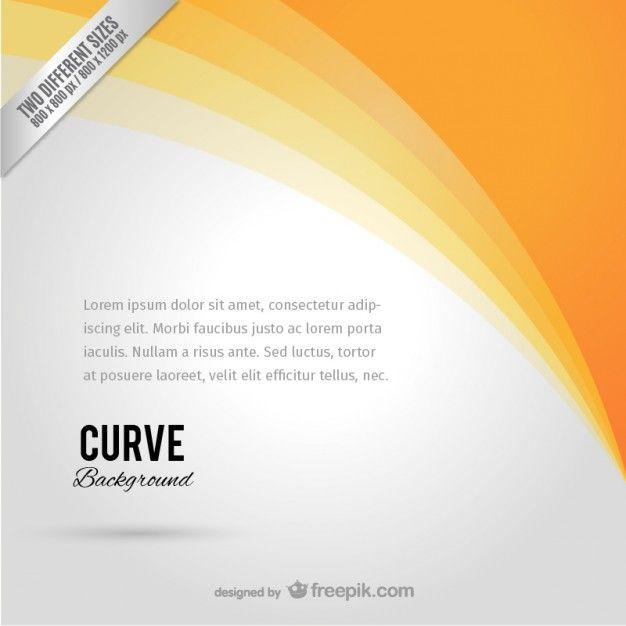 Orange Curve Logo - Orange curve background Vector | Free Download